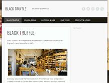 Tablet Screenshot of blacktruffledeli.com